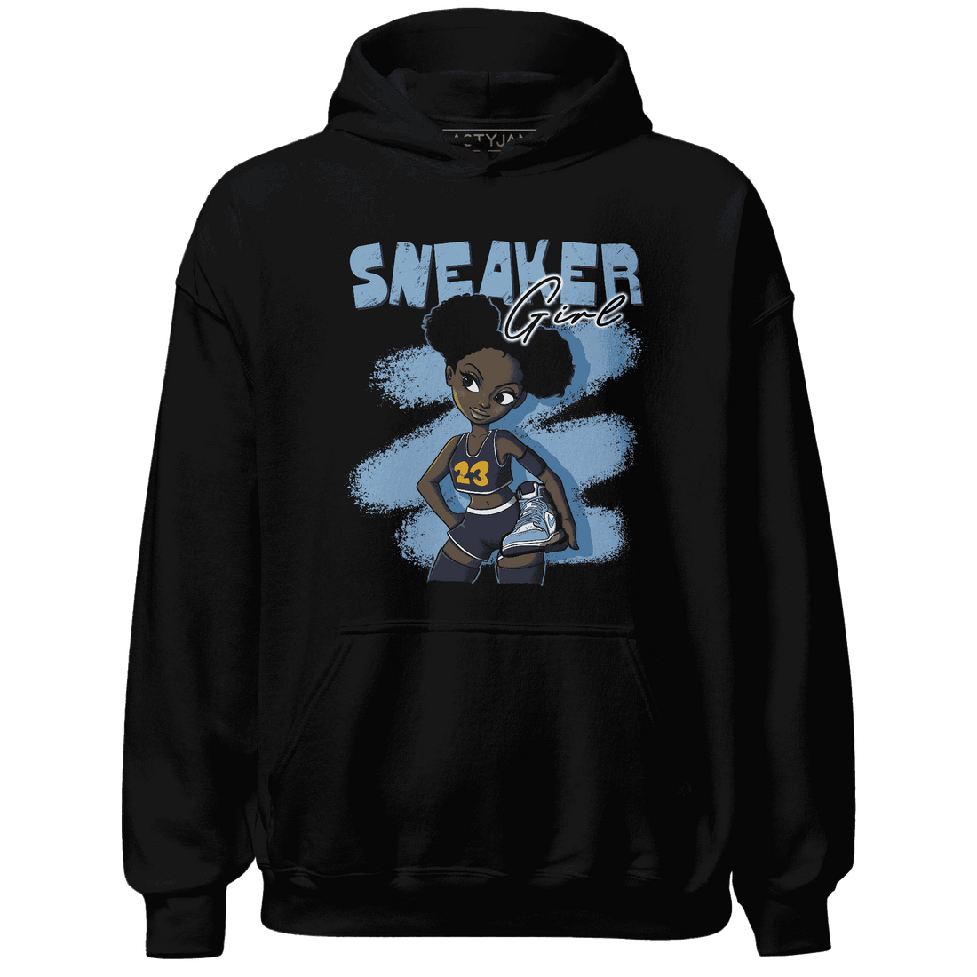 First In Flight 1s Hoodie Match Black Sneaker Girl - NastyJamz