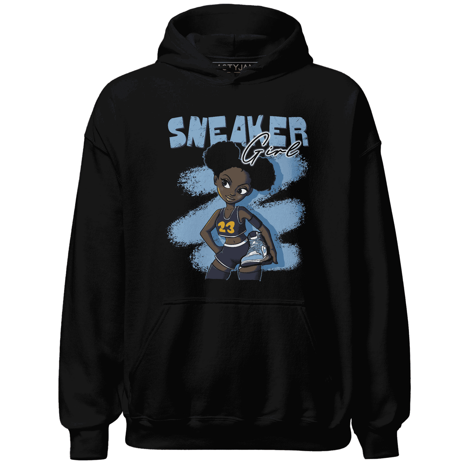 First In Flight 1s Hoodie Match Black Sneaker Girl - NastyJamz