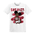 High 85 Metallic Burgundy 1s T Shirt Match Black Sneaker Girl - NastyJamz