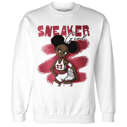 High 85 Metallic Burgundy 1s Sweatshirt Match Black Sneaker Girl - NastyJamz