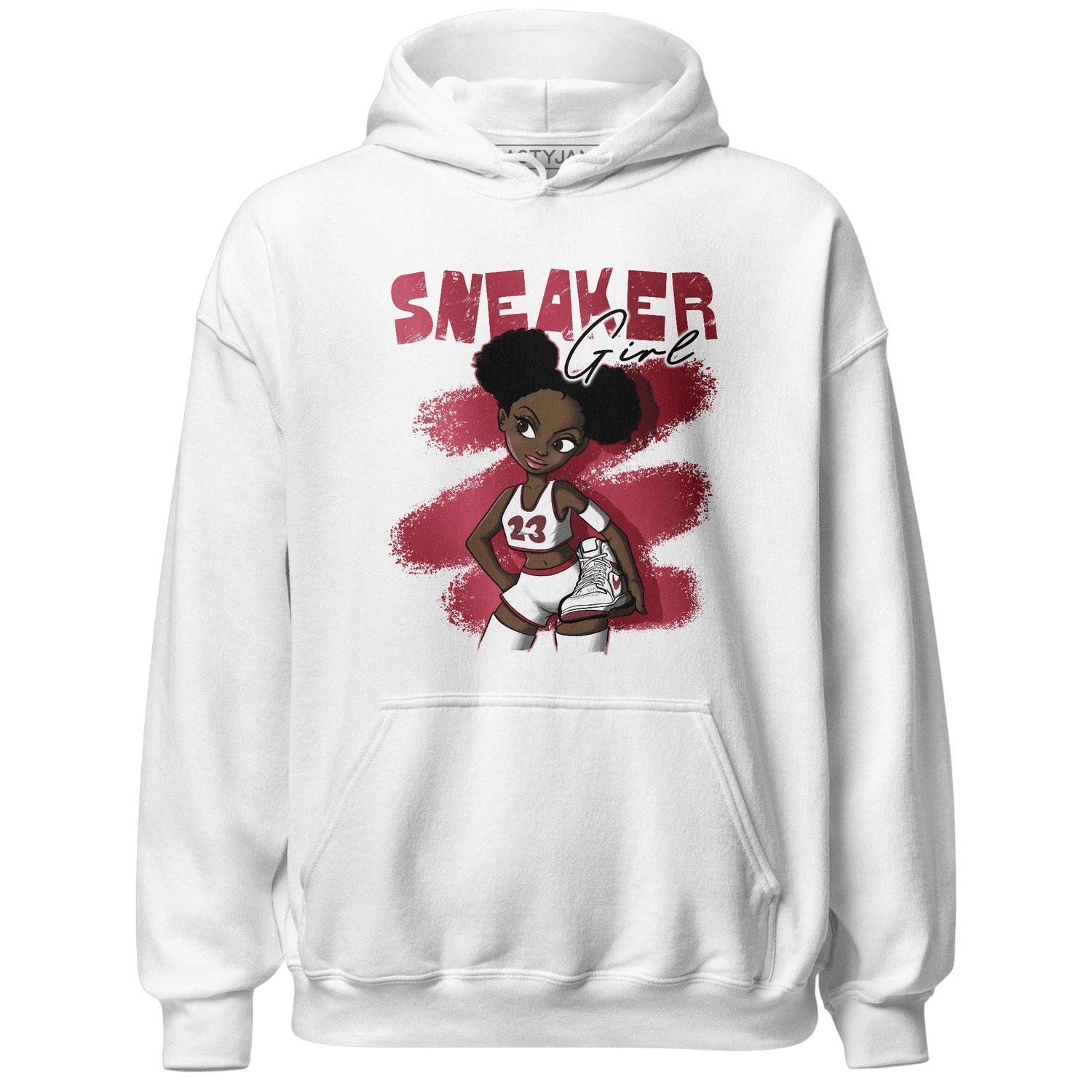 High 85 Metallic Burgundy 1s Hoodie Match Black Sneaker Girl - NastyJamz