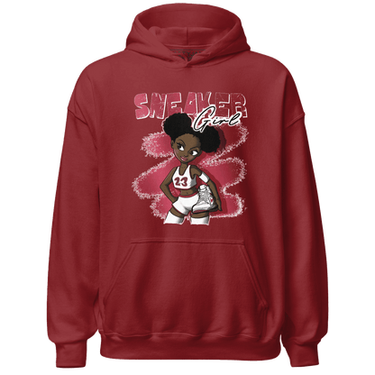 High 85 Metallic Burgundy 1s Hoodie Match Black Sneaker Girl - NastyJamz