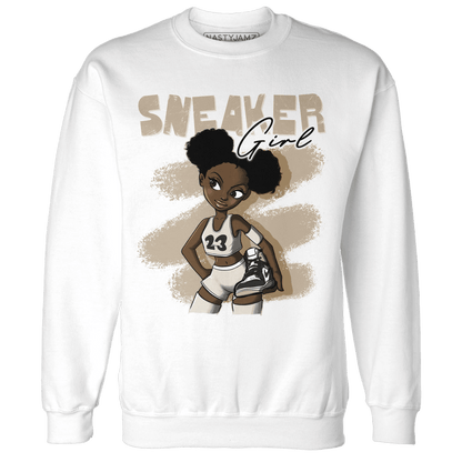 Latte 1s Sweatshirt Match Black Sneaker Girl - NastyJamz