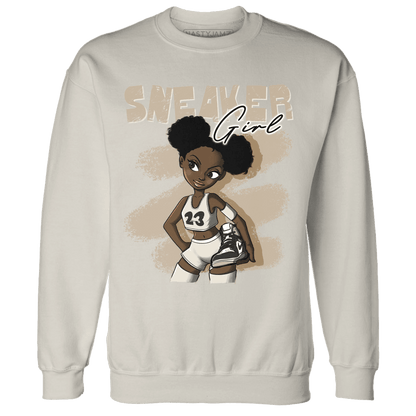 Latte 1s Sweatshirt Match Black Sneaker Girl - NastyJamz