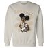 Latte 1s Sweatshirt Match Black Sneaker Girl - NastyJamz