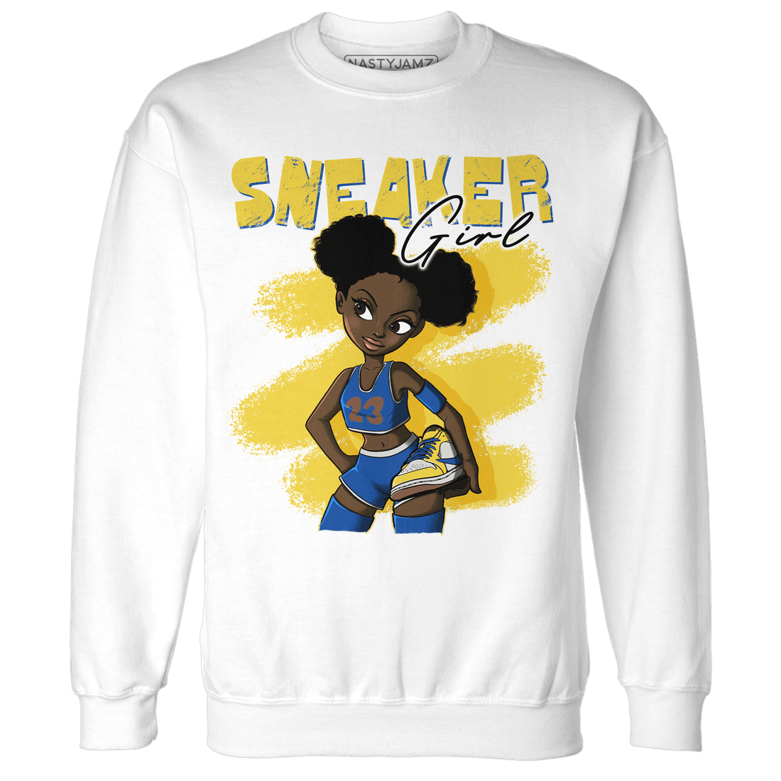 Low OG Canary TVSC 1s Sweatshirt Match Black Sneaker Girl - NastyJamz