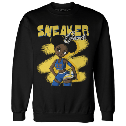 Low OG Canary TVSC 1s Sweatshirt Match Black Sneaker Girl - NastyJamz