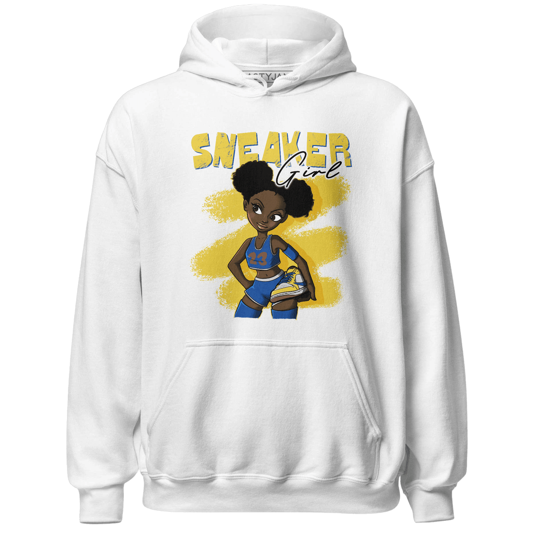 Low OG Canary TVSC 1s Hoodie Match Black Sneaker Girl - NastyJamz
