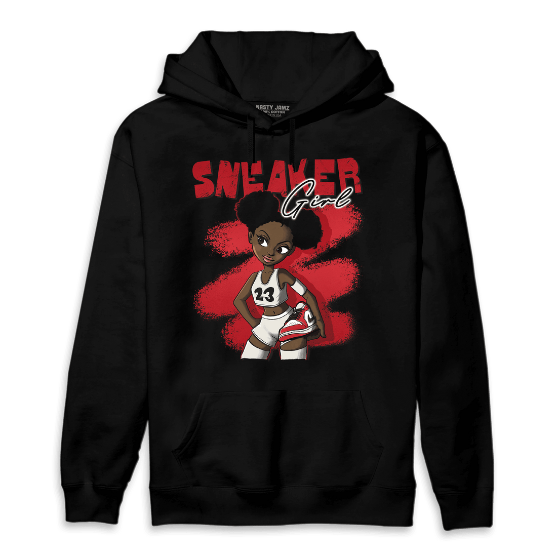 Low OG Trophy Room 1s Hoodie Match Black Sneaker Girl - NastyJamz