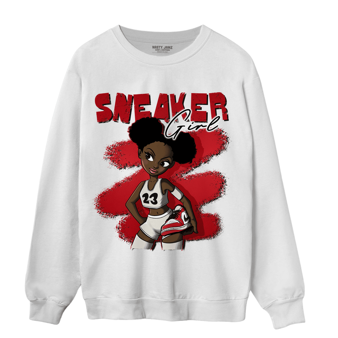 Low OG Trophy Room 1s Sweatshirt Match Black Sneaker Girl - NastyJamz