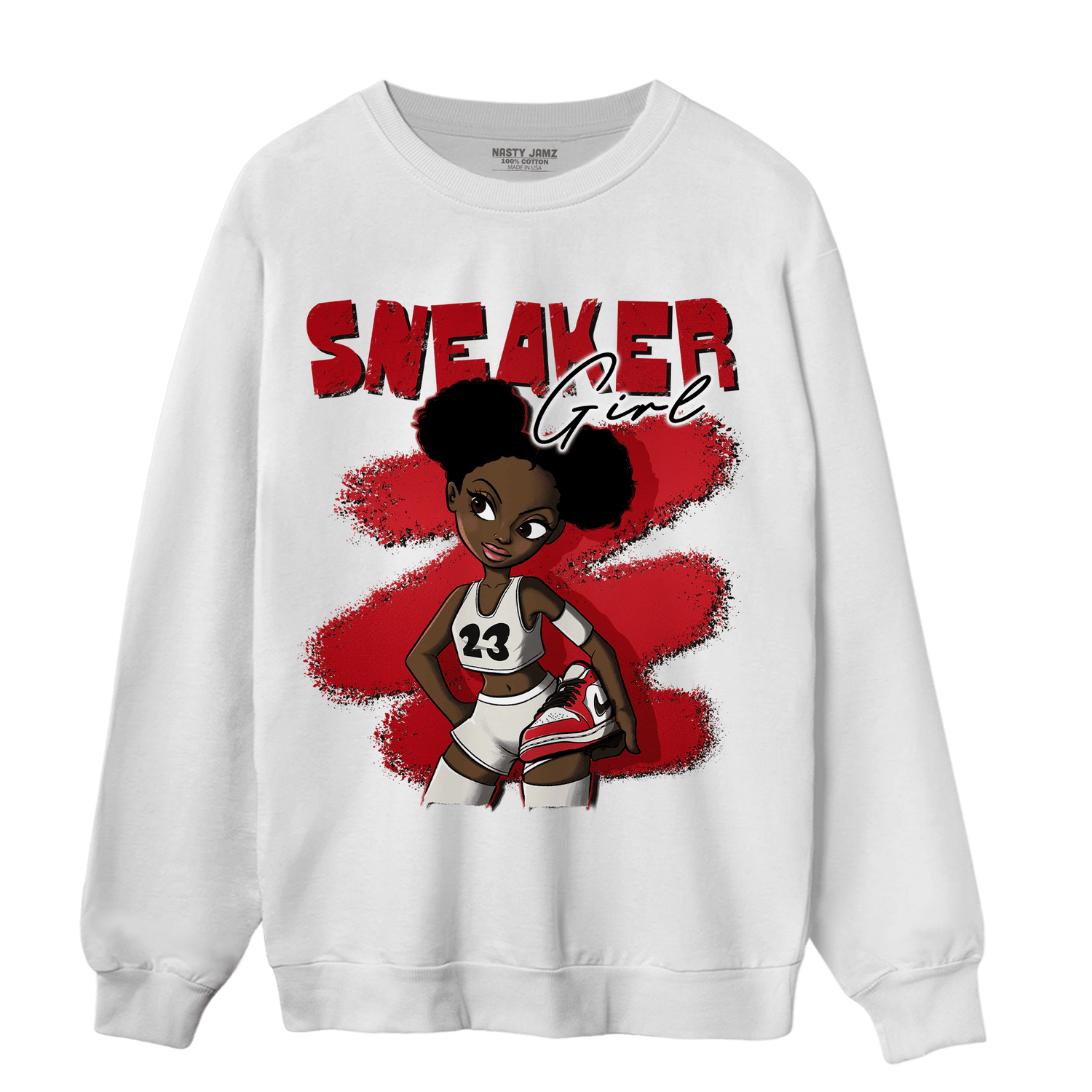 Low OG Trophy Room 1s Sweatshirt Match Black Sneaker Girl - NastyJamz