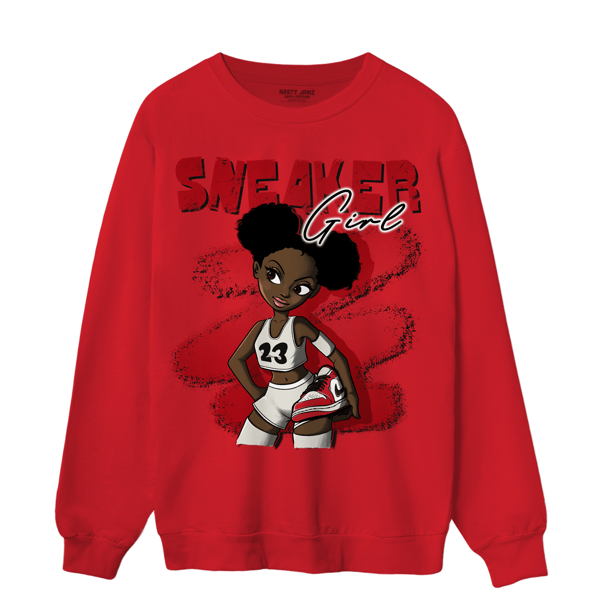 Low OG Trophy Room 1s Sweatshirt Match Black Sneaker Girl - NastyJamz