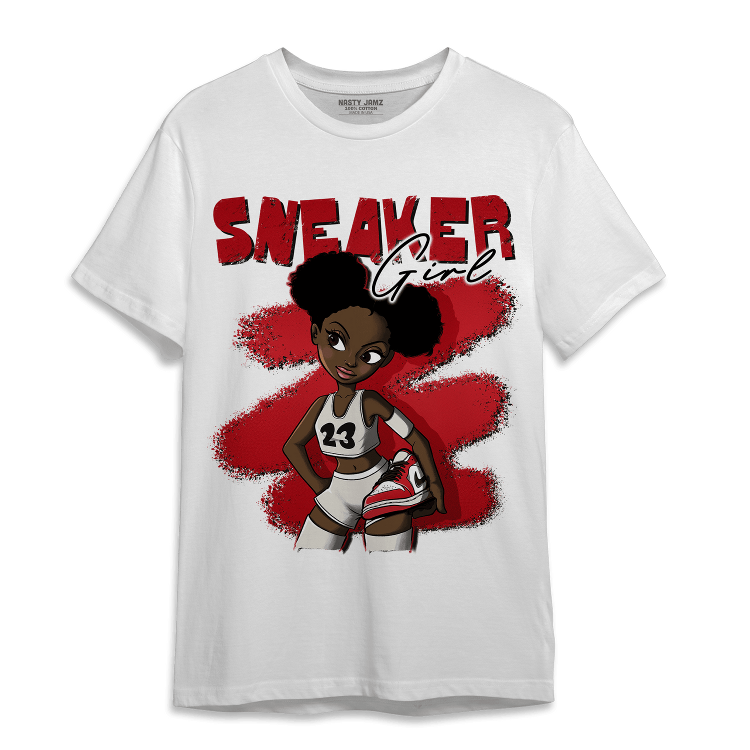 Low OG Trophy Room 1s T Shirt Match Black Sneaker Girl - NastyJamz