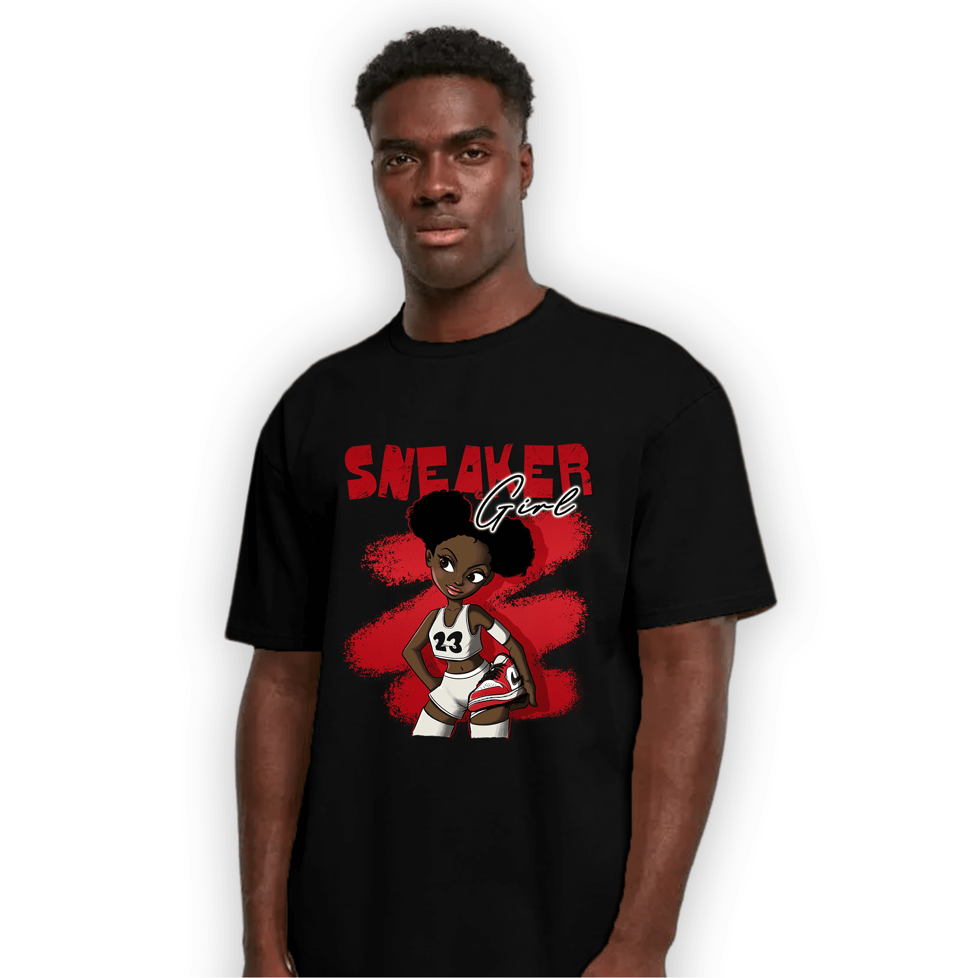 Low OG Trophy Room 1s T Shirt Match Black Sneaker Girl - NastyJamz