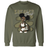 NastyJamz-Medium-Olive-1s-Sweatshirt-Match-Black-Sneaker-Girl