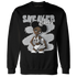 Wolf-Grey-1s-Sweatshirt-Match-Black-Sneaker-Girl