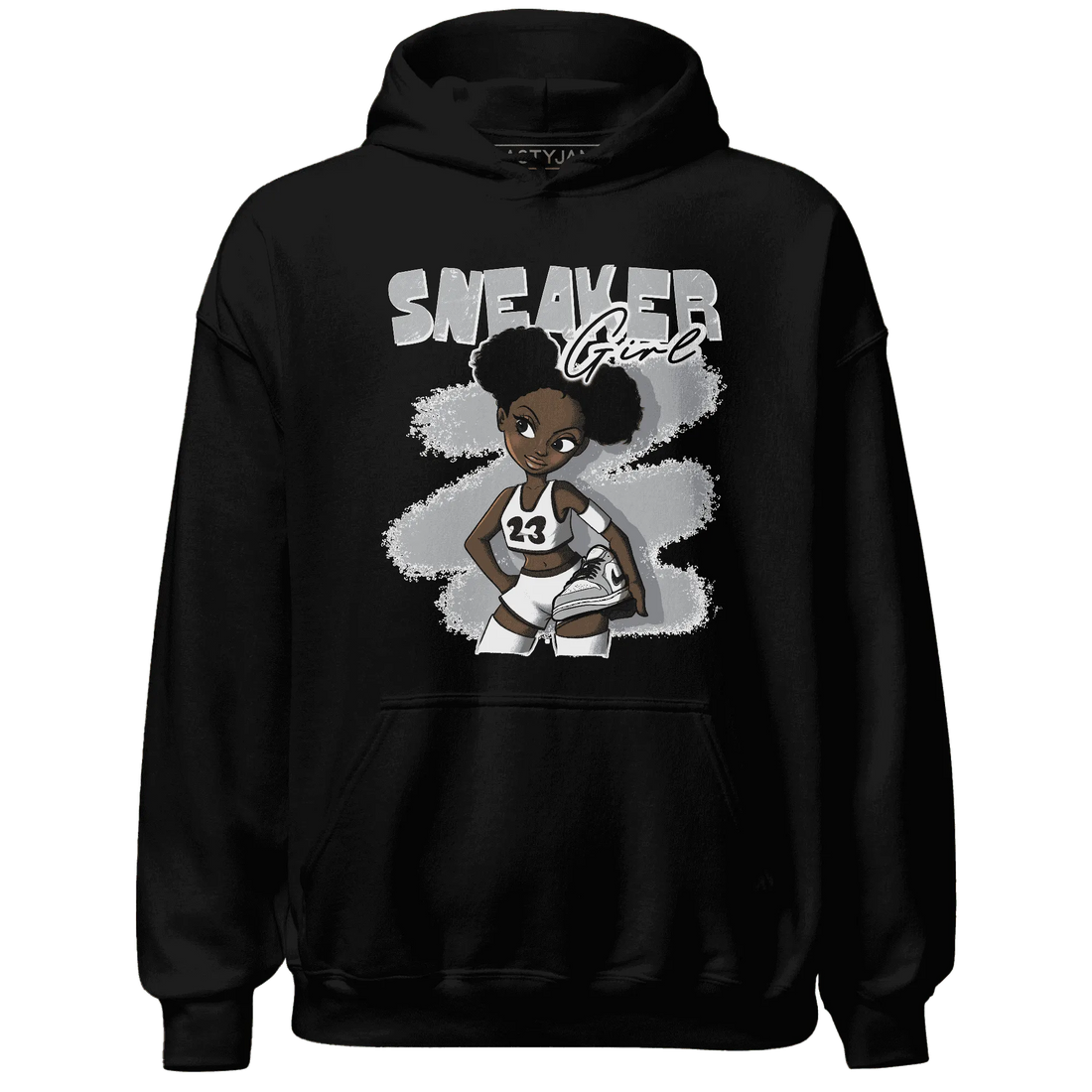 Wolf-Grey-1s-Hoodie-Match-Black-Sneaker-Girl