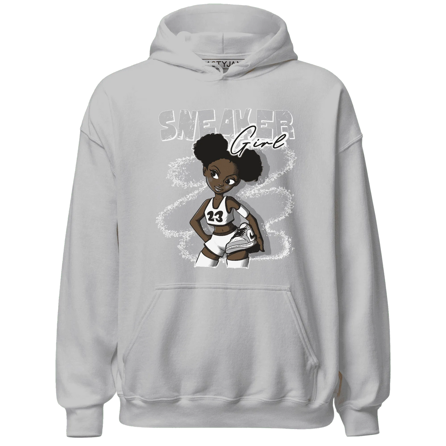 Wolf-Grey-1s-Hoodie-Match-Black-Sneaker-Girl