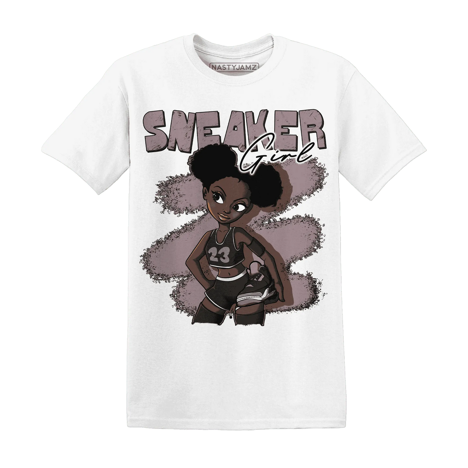 NastyJamz-Black-Violet-Ore-3s-T-Shirt-Match-Black-Sneaker-Girl