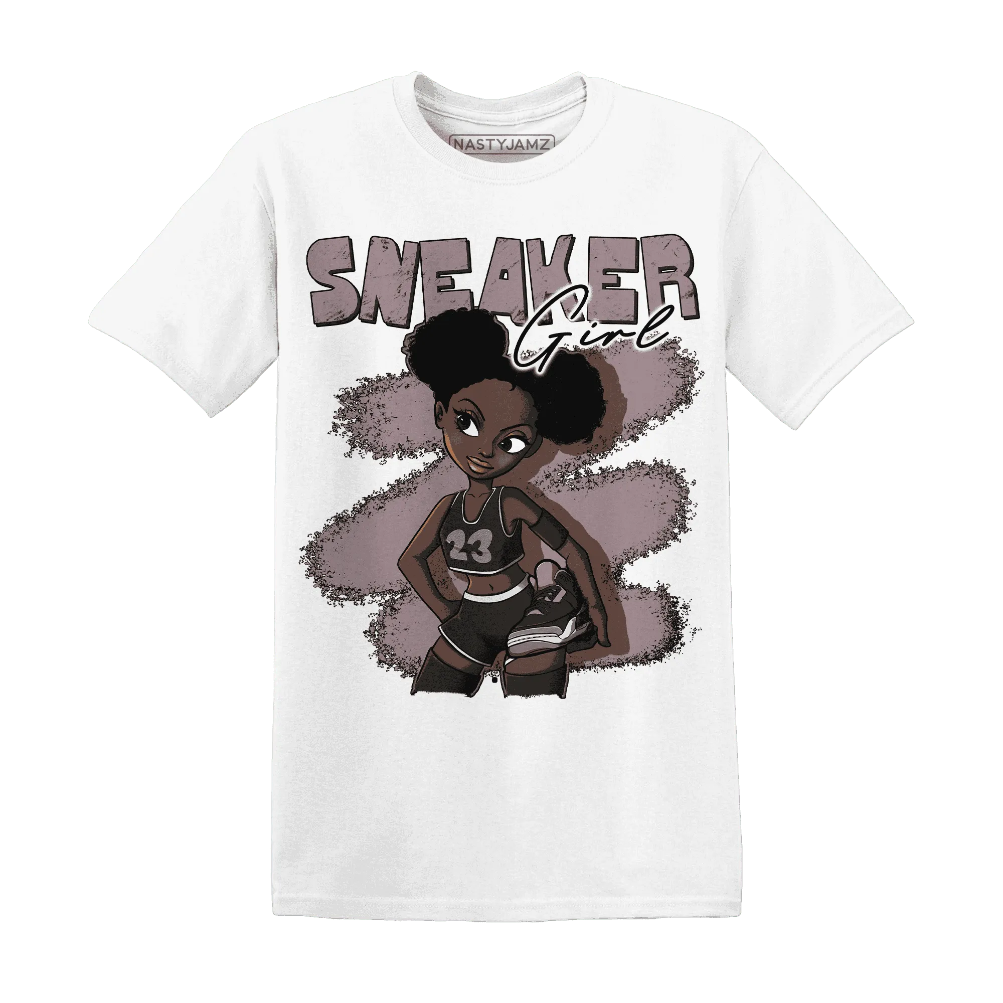 NastyJamz-Black-Violet-Ore-3s-T-Shirt-Match-Black-Sneaker-Girl