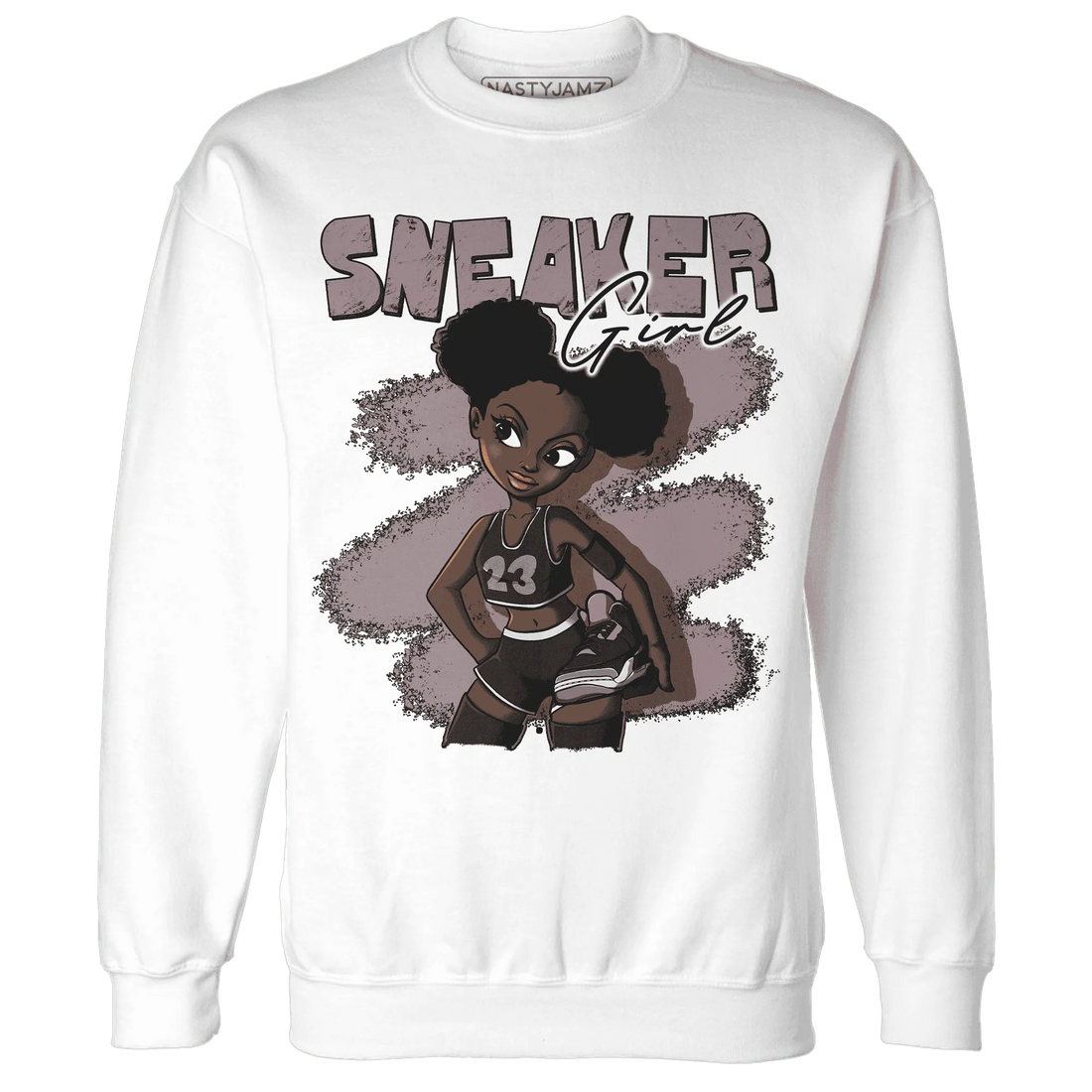 NastyJamz-Black-Violet-Ore-3s-Sweatshirt-Match-Black-Sneaker-Girl