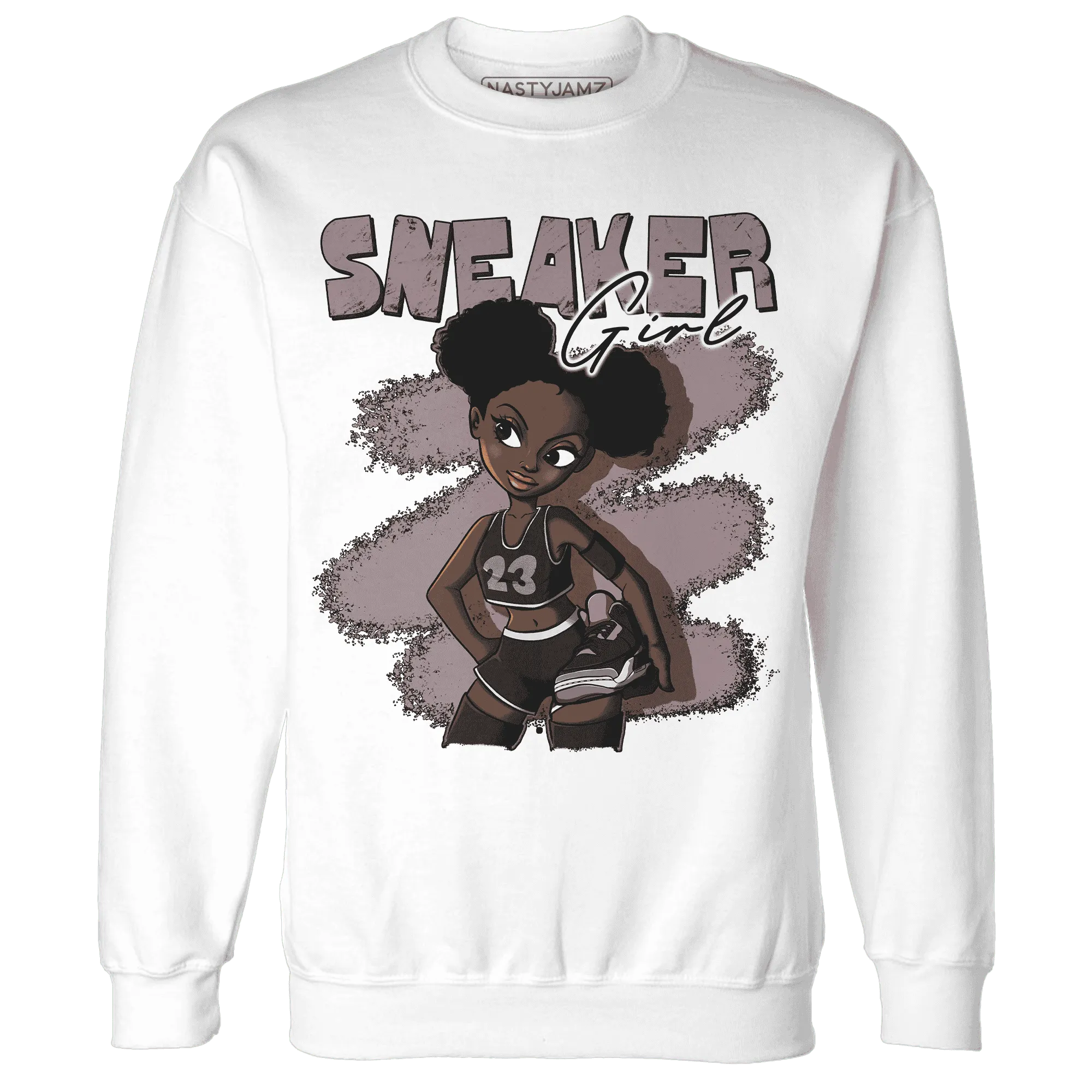 NastyJamz-Black-Violet-Ore-3s-Sweatshirt-Match-Black-Sneaker-Girl