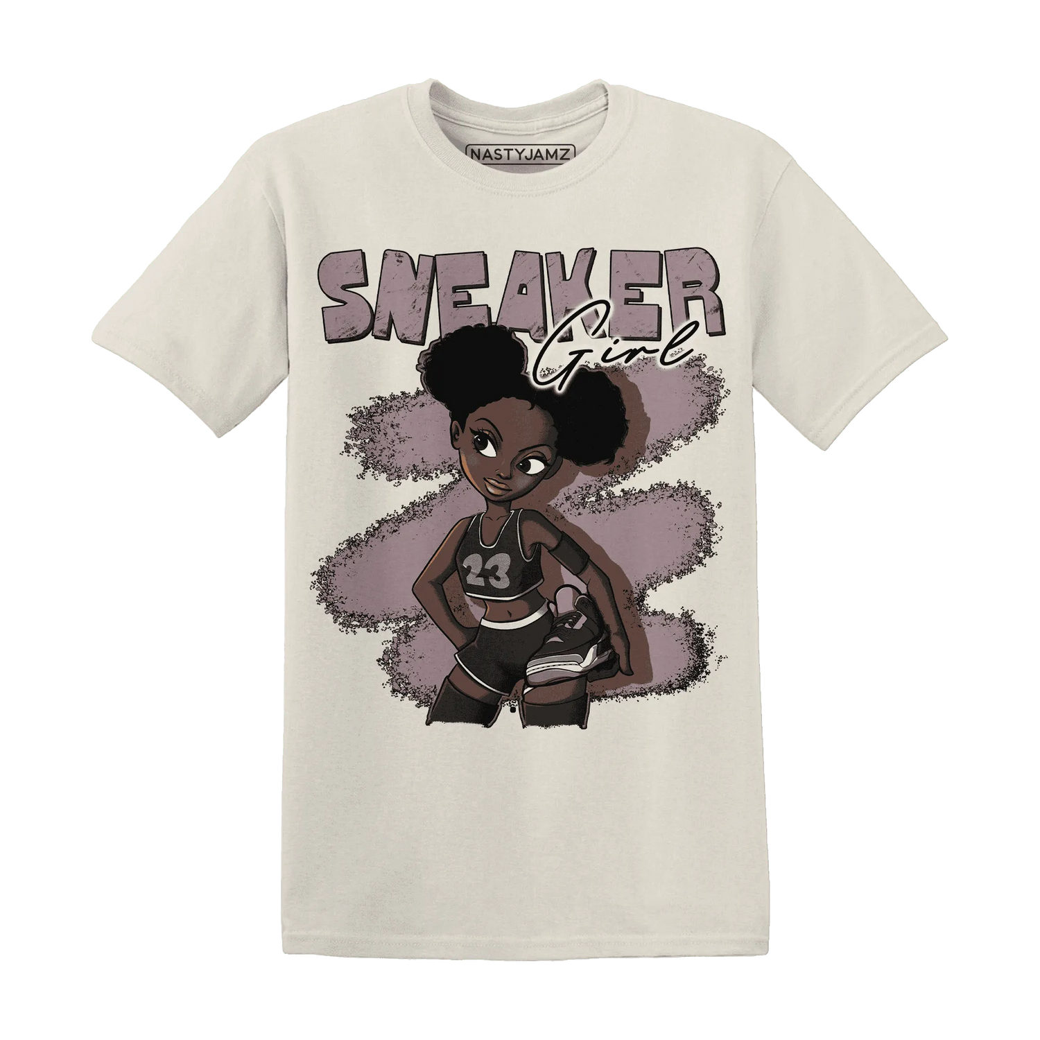 NastyJamz-Black-Violet-Ore-3s-T-Shirt-Match-Black-Sneaker-Girl