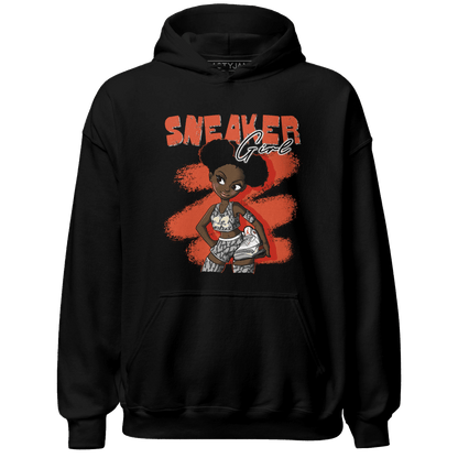 Georgia Peach 3s Hoodie Match Black Sneaker Girl - NastyJamz