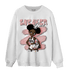 Red Stardust 3s Sweatshirt Match Black Sneaker Girl - NastyJamz