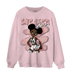 Red Stardust 3s Sweatshirt Match Black Sneaker Girl - NastyJamz