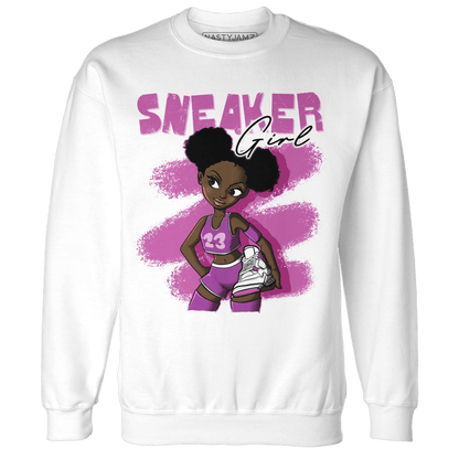 GS Hyper Violet 4s Sweatshirt Match Black Sneaker Girl - NastyJamz