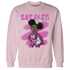 GS Hyper Violet 4s Sweatshirt Match Black Sneaker Girl - NastyJamz