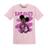 GS Hyper Violet 4s T Shirt Match Black Sneaker Girl - NastyJamz