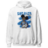 Industrial Blue 4s Hoodie Match Black Sneaker Girl - NastyJamz