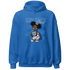 Industrial Blue 4s Hoodie Match Black Sneaker Girl - NastyJamz