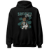 Oxidized Green 4s Hoodie Match Black Sneaker Girl - NastyJamz