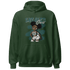 Oxidized Green 4s Hoodie Match Black Sneaker Girl - NastyJamz
