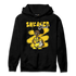 Vivid Sulfur 4s Hoodie Match Black Sneaker Girl - NastyJamz