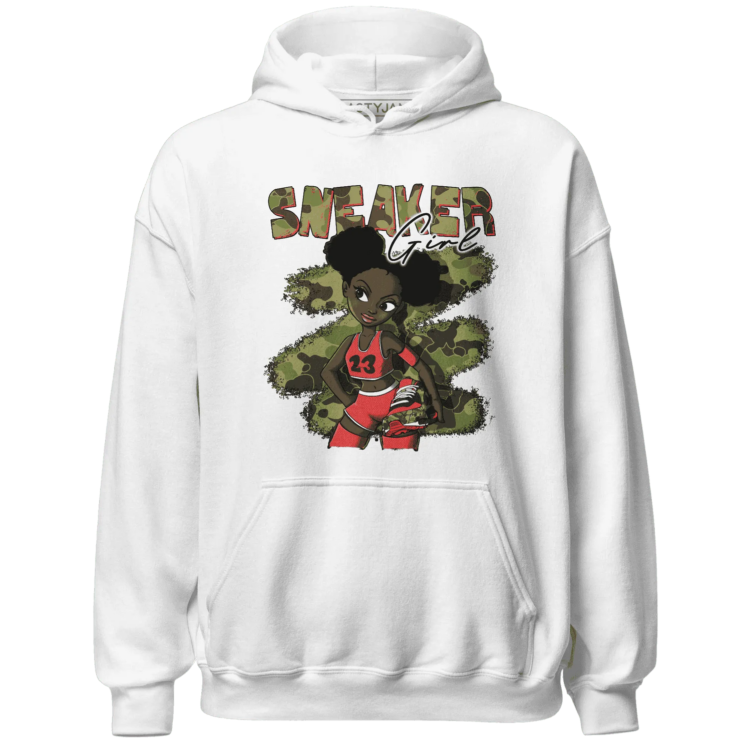 AM-90-Dark-Sage-Solar-Red-NastyJamz-Hoodie-Match-Black-Sneaker-Girl