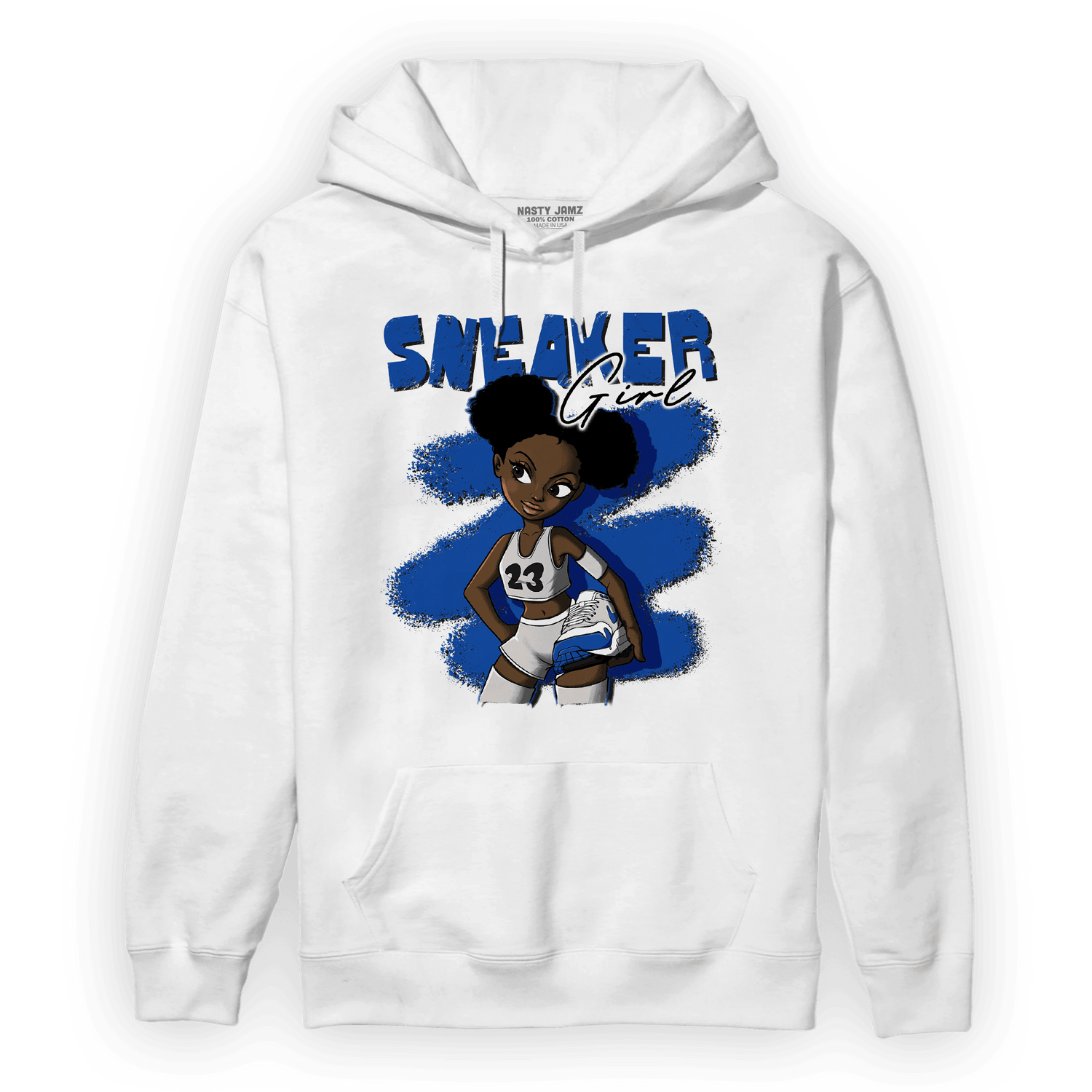 Air Max 1 86 Royal Hoodie Match Black Sneaker Girl - NastyJamz