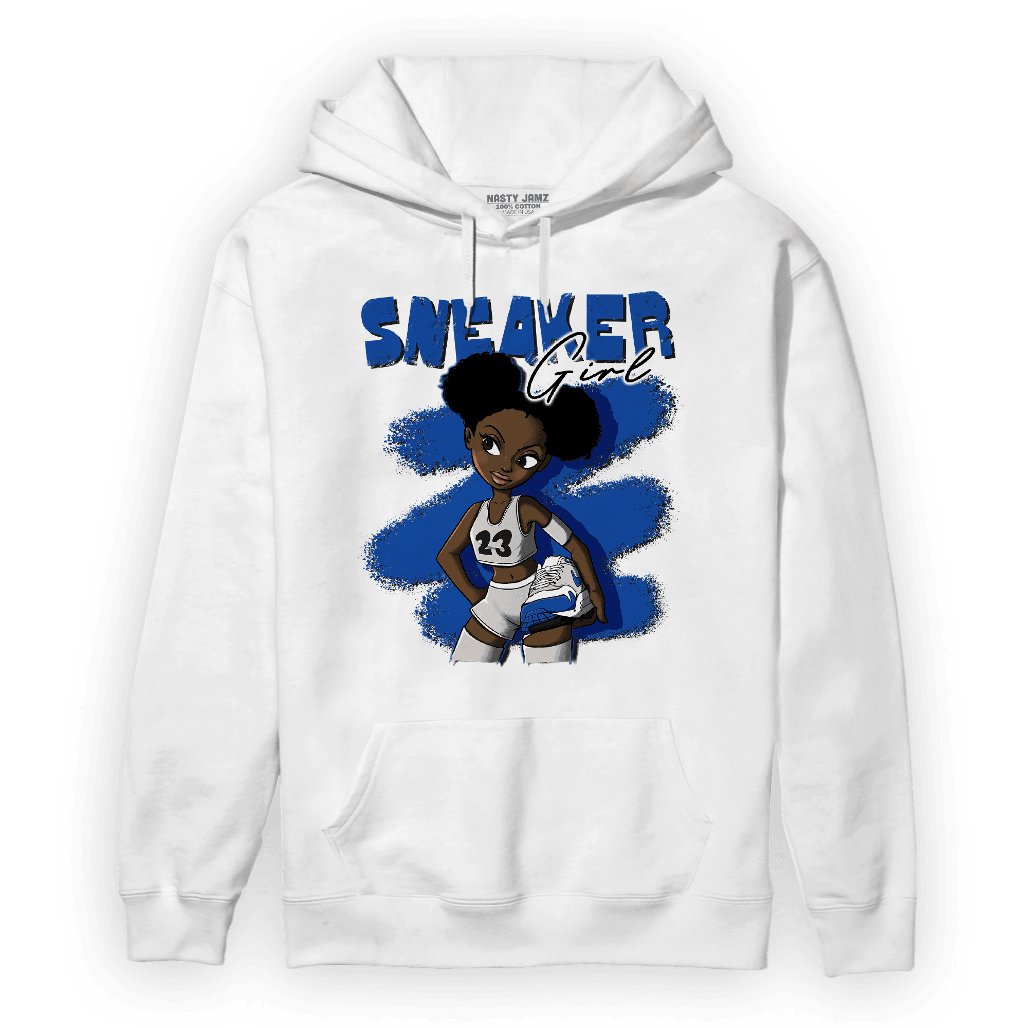 Air Max 1 86 Royal Hoodie Match Black Sneaker Girl - NastyJamz