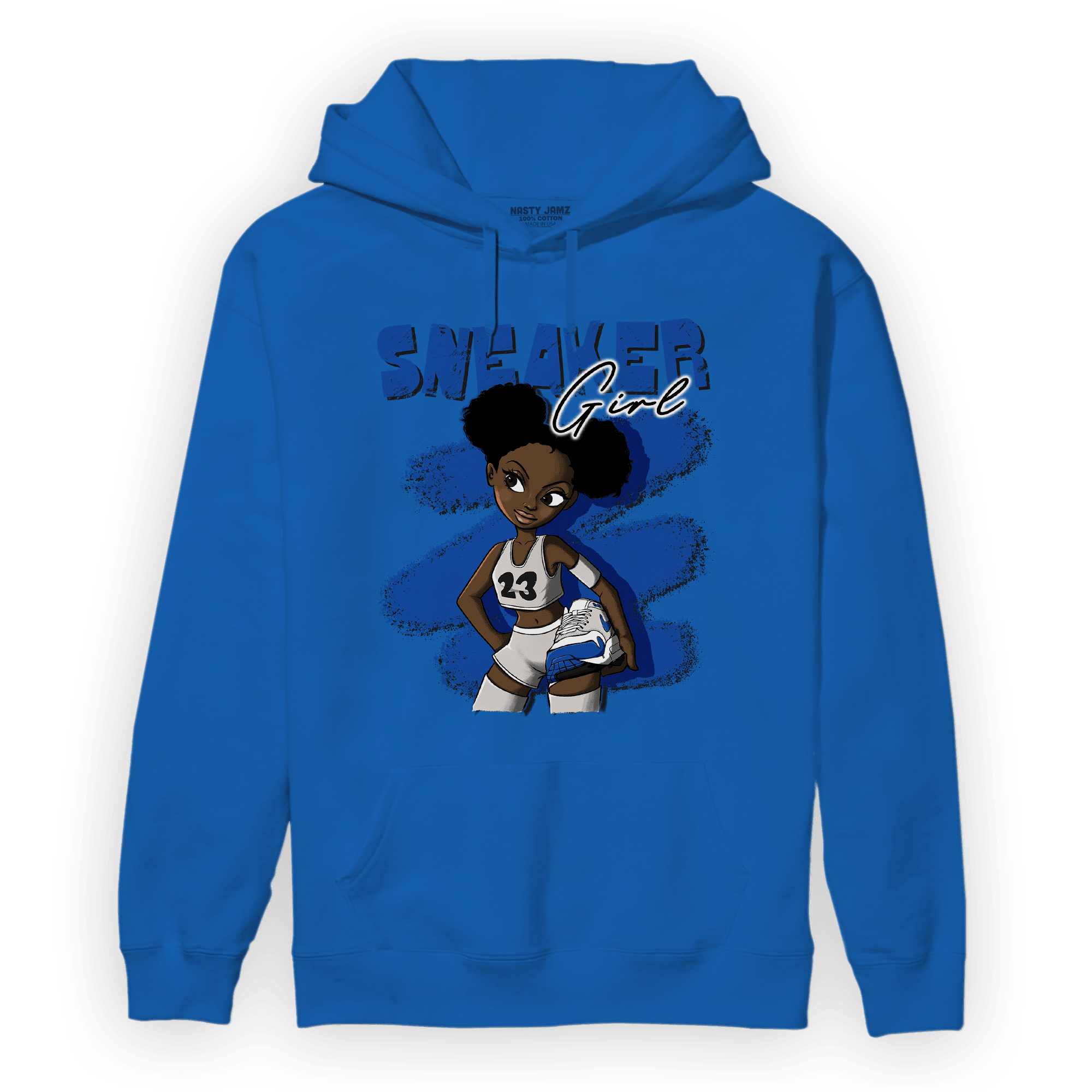 Air Max 1 86 Royal Hoodie Match Black Sneaker Girl - NastyJamz