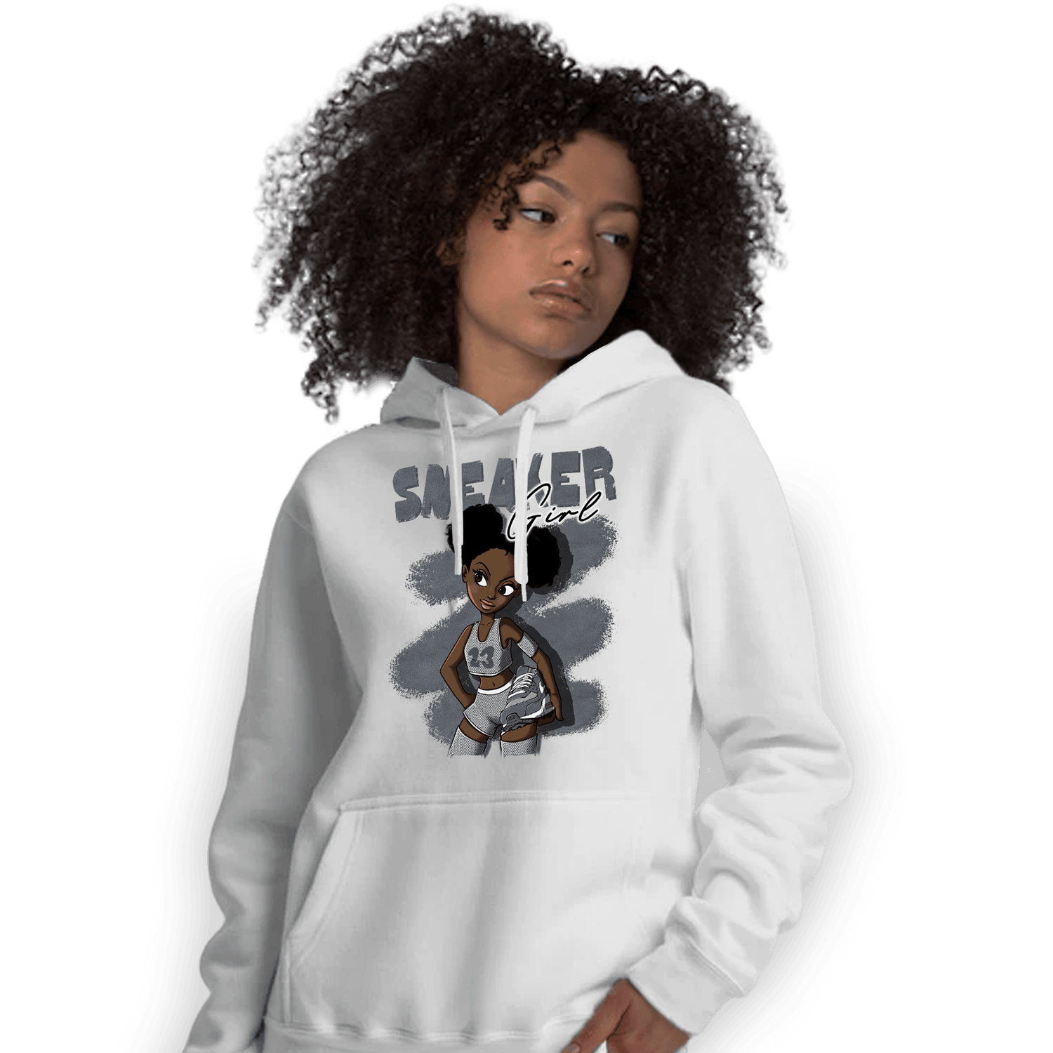 Air Max 90 Iron Grey Hoodie Match Black Sneaker Girl - NastyJamz