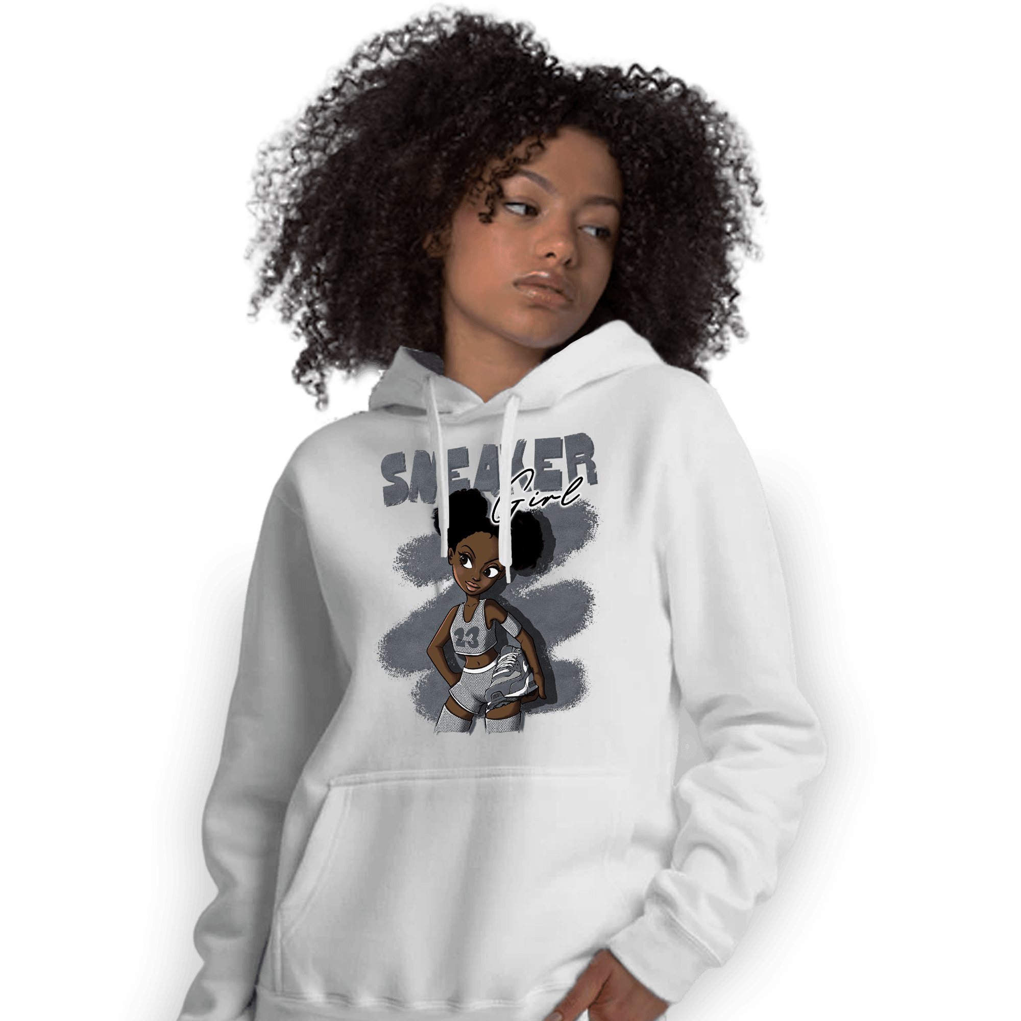Air Max 90 Iron Grey Hoodie Match Black Sneaker Girl - NastyJamz