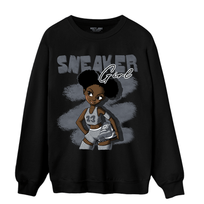 Air Max 90 Iron Grey Sweatshirt Match Black Sneaker Girl - NastyJamz