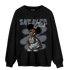 Air Max 90 Iron Grey Sweatshirt Match Black Sneaker Girl - NastyJamz