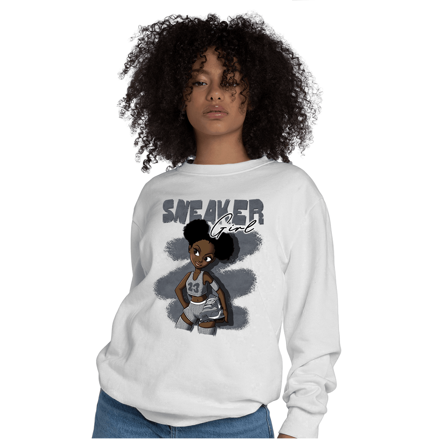 Air Max 90 Iron Grey Sweatshirt Match Black Sneaker Girl - NastyJamz