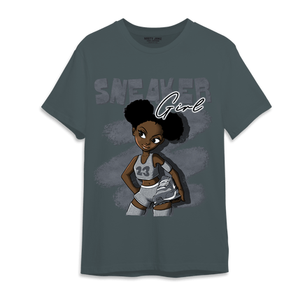 Air Max 90 Iron Grey T Shirt Match Black Sneaker Girl - NastyJamz
