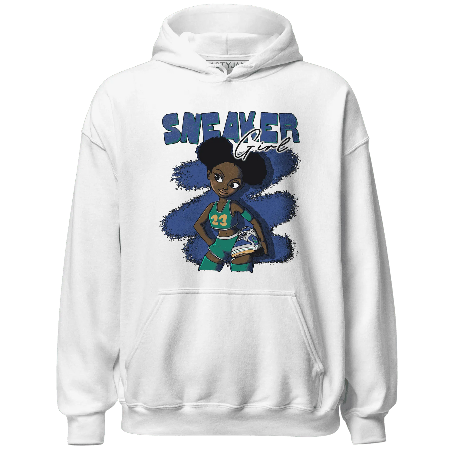 Dunk-Hyper-Royal-Malachite-NastyJamz-Hoodie-Match-Black-Sneaker-Girl