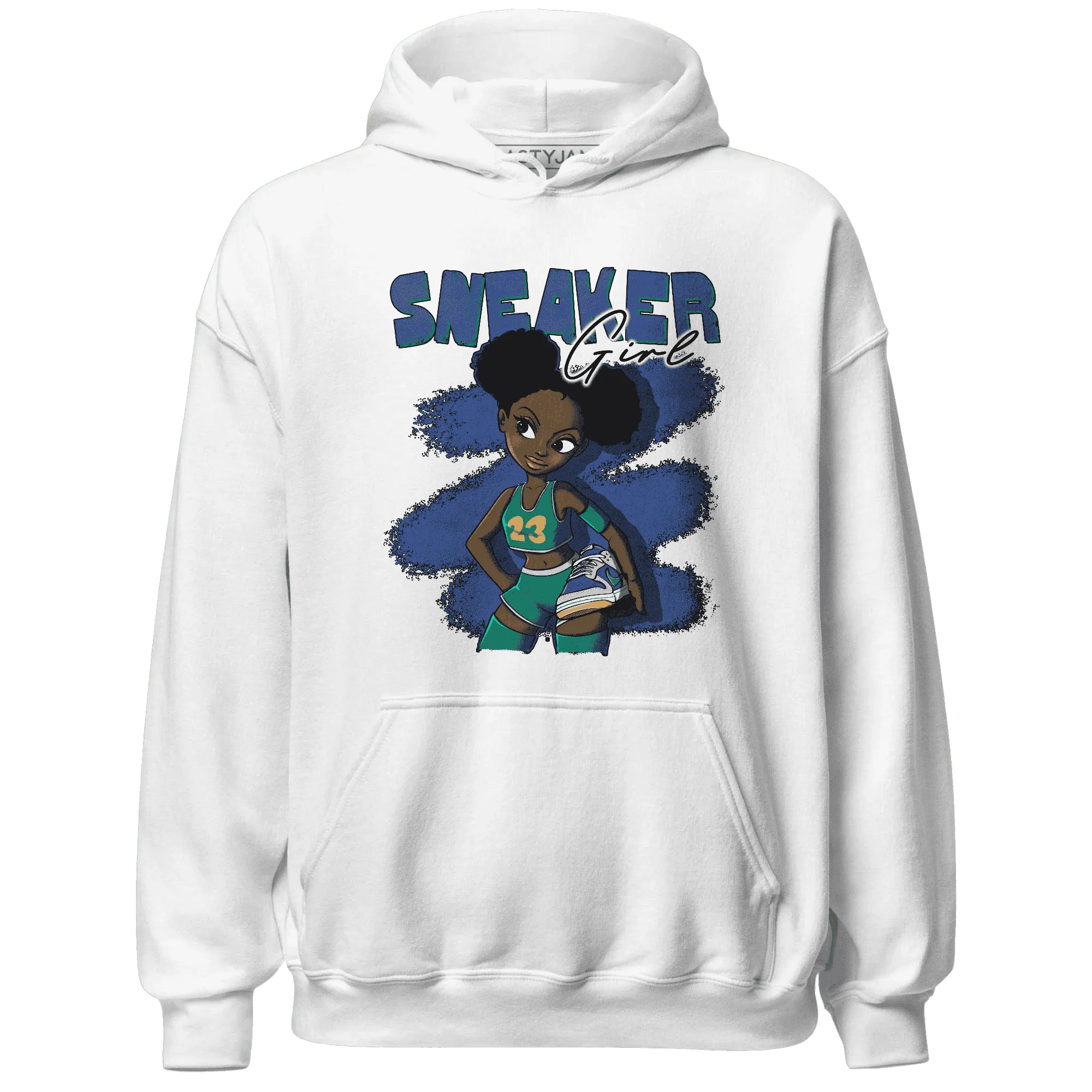 Dunk-Hyper-Royal-Malachite-NastyJamz-Hoodie-Match-Black-Sneaker-Girl